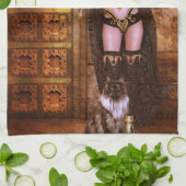 Mystiek van de Fluwelen Schaduwen Theedoek (Gevouwen)