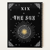 Mystiek W Fortune Tarot De Zon Halloween Gotisch Planner (Achterkant)