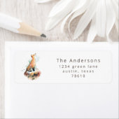 mystiek waterverf bosgebied etiket (Insitu)