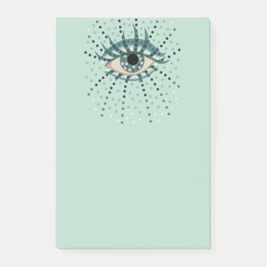 Mystiek Witchy Blue Eye Post-it® Notes (Voorkant)
