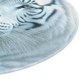 Mystiek Witte Tijger en Vrouw Magisch Snijplank (Hoek)