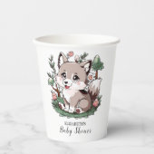Mystiek Wolf Baby shower Papieren Bekers (Voorkant)