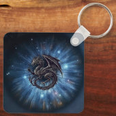 Mystiek Wyvern Eye Sleutelhanger (Achterkant)