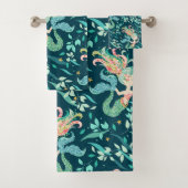 Mystiek Zeemeermin Patroon Bad Handdoek (Insitu)