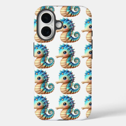 Mystiek zeepaardje in Ocean Bliss Case-Mate iPhone Case (Achterkant)