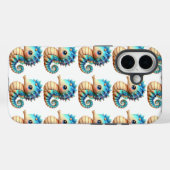 Mystiek zeepaardje in Ocean Bliss Case-Mate iPhone Case (Achterkant (horizontaal))