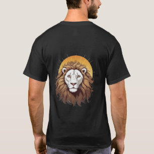 Mystiek Zonneleeuw Halo Grafische T-Shirt
