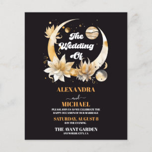 Mystiek Zwart Goud Hemelse Bruiloft