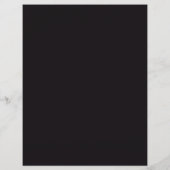 Mystiek Zwart Goud Hemelse Bruiloft Flyer (Achterkant)