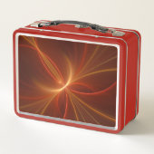 Mystieke Abstracte Fractal Art Moderne Warme Kleur (Achterkant)