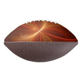 Mystieke Abstracte Fractal Art Moderne Warme Kleur American Football
