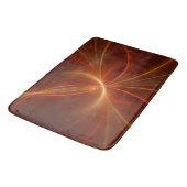Mystieke Abstracte Fractal Art Moderne Warme Kleur Badmat (Gekanteld)