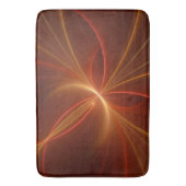 Mystieke Abstracte Fractal Art Moderne Warme Kleur Badmat (Voorkant Verticaal)