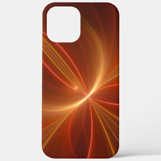 Mystieke Abstracte Fractal Art Moderne Warme Kleur Case-Mate iPhone Case (Achterkant)