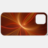 Mystieke Abstracte Fractal Art Moderne Warme Kleur Case-Mate iPhone Case (Achterkant (horizontaal))