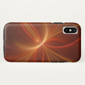 Mystieke Abstracte Fractal Art Moderne Warme Kleur Case-Mate iPhone Case (Achterkant (horizontaal))