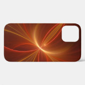 Mystieke Abstracte Fractal Art Moderne Warme Kleur Case-Mate iPhone Case (Achterkant (horizontaal))