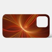 Mystieke Abstracte Fractal Art Moderne Warme Kleur Case-Mate iPhone Case (Achterkant (horizontaal))