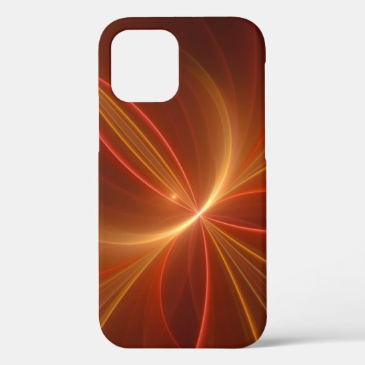 Mystieke Abstracte Fractal Art Moderne Warme Kleur Case-Mate iPhone Case (Achterkant)