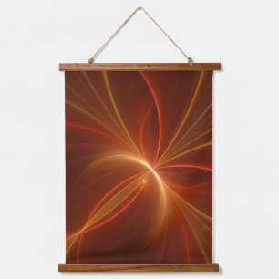 Mystieke Abstracte Fractal Art Moderne Warme Kleur Hangend Wandkleed