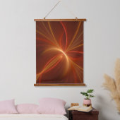 Mystieke Abstracte Fractal Art Moderne Warme Kleur Hangend Wandkleed (Slaapkamer)