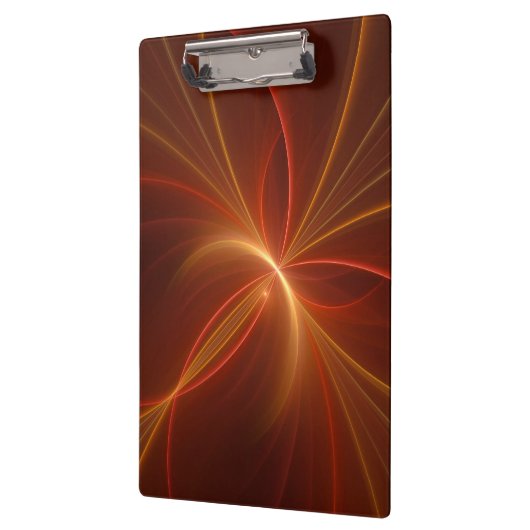 Mystieke Abstracte Fractal Art Moderne Warme Kleur Klembord (Links)