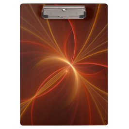 Mystieke Abstracte Fractal Art Moderne Warme Kleur Klembord