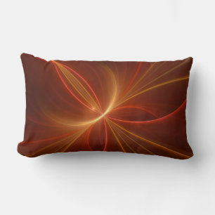 Mystieke Abstracte Fractal Art Moderne Warme Kleur Kussen