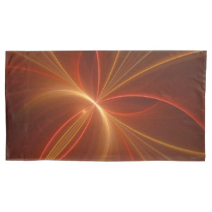 Mystieke Abstracte Fractal Art Moderne Warme Kleur Kussensloop