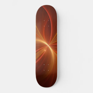 Mystieke Abstracte Fractal Art Moderne Warme Kleur Persoonlijk Skateboard