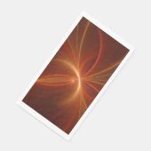 Mystieke Abstracte Fractal Art Moderne Warme Kleur Servet (Hoek)