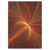 Mystieke Abstracte Fractal Art Moderne Warme Kleur Tafelkleed (Voorkant)