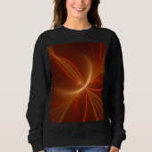 Mystieke Abstracte Fractal Art Moderne Warme Kleur Trui (Voorkant)