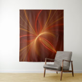 Mystieke Abstracte Fractal Art Moderne Warme Kleur Wandkleed (In situ)