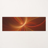 Mystieke Abstracte Fractal Art Moderne Warme Kleur Yogamat (Achterkant (horizontaal))