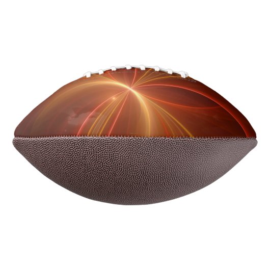 Mystieke Abstracte Fractal Moderne Warme Kleuren N American Football (Gedraaid 90)