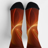 Mystieke Abstracte Fractale Kunst Moderne Warme Kl Sokken (Top)