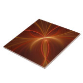 Mystieke Abstracte Fractale Kunst Moderne Warme Kl Tegeltje (Zijkant)