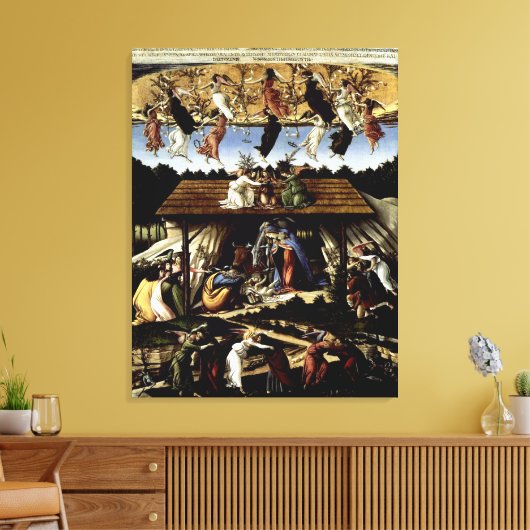 Mystieke activiteit: olieverf door botticelli canvas afdruk (Insitu (Woonkamer))