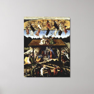 Mystieke activiteit: olieverf door botticelli canvas afdruk
