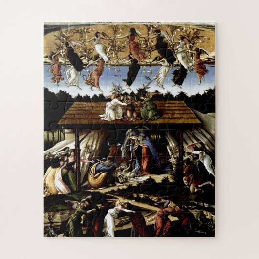 Mystieke activiteit: olieverf door botticelli legpuzzel (Verticaal)