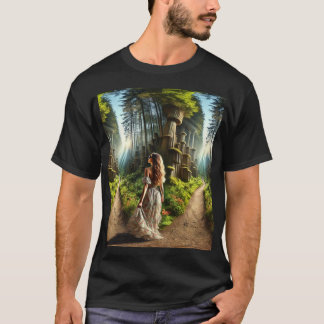 Mystieke afdaling: het pad naar het onbekende t-shirt