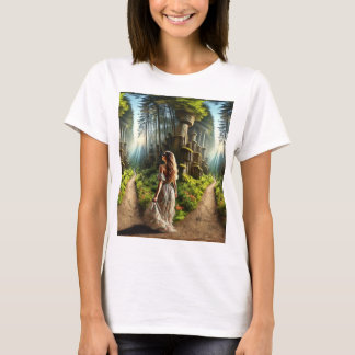 Mystieke afdaling: het pad naar het onbekende t-shirt