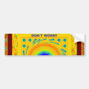 Mystieke Afrikaanse Oogmuur Kunst: Een Cyaan Gaze Bumpersticker