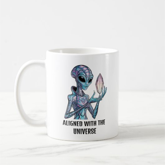Mystieke Alien Koffiemok (Links)