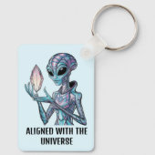 Mystieke Alien Sleutelhanger (Achterkant)