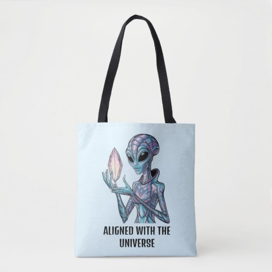 Mystieke Alien Tote Bag (Voorkant)