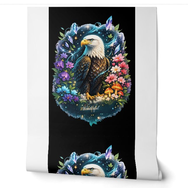 Mystieke Amerikaanse Zeearend Vinyl Behang (Afrollen)