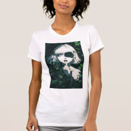 Mystieke Anime Meisje  T-shirt