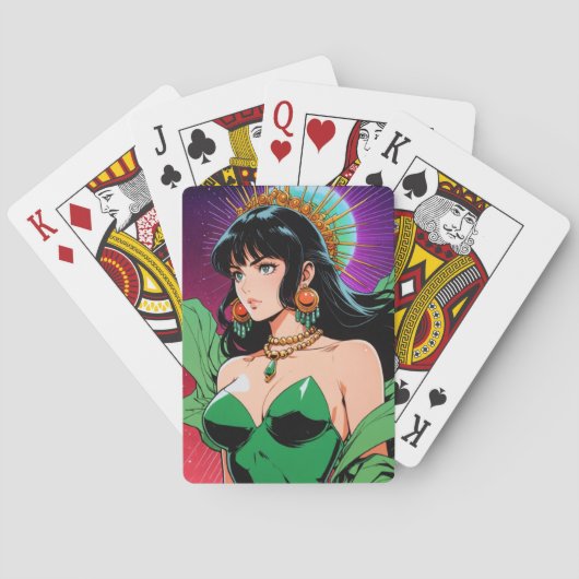 Mystieke Anime Speelkaarten (Achterkant)